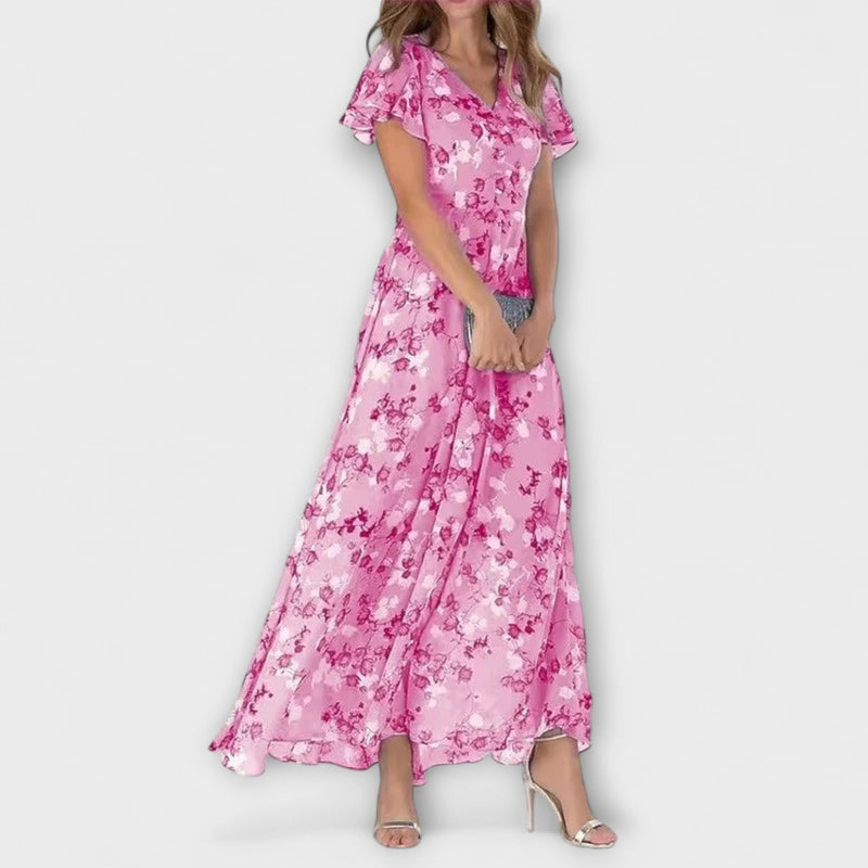 Kathrine - Luxe Maxi Jurk met Flatterende Silhouet