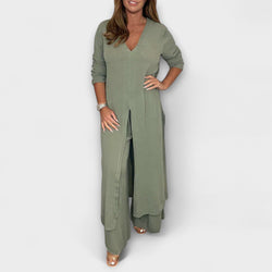 3-Delige Stijlvolle Vrouwen Co-Ord Set