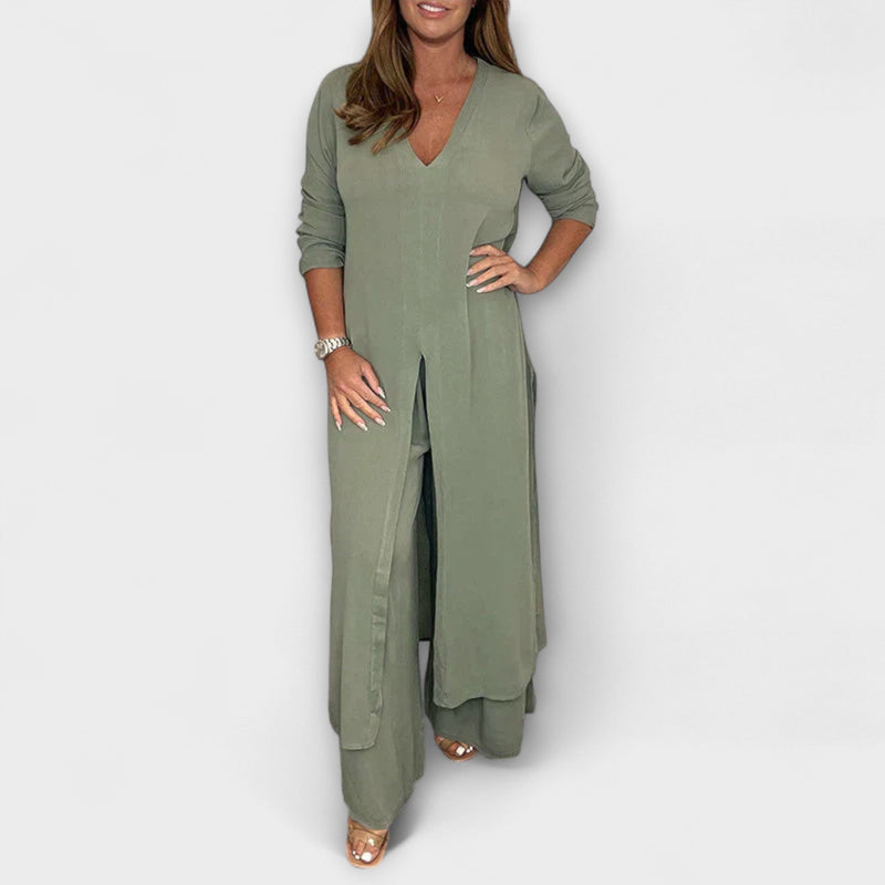 3-Delige Stijlvolle Vrouwen Co-Ord Set
