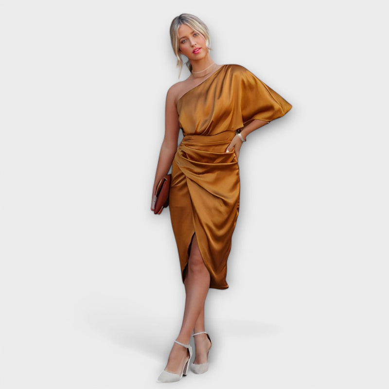 Élise - Luxe Zijden Avondjurk