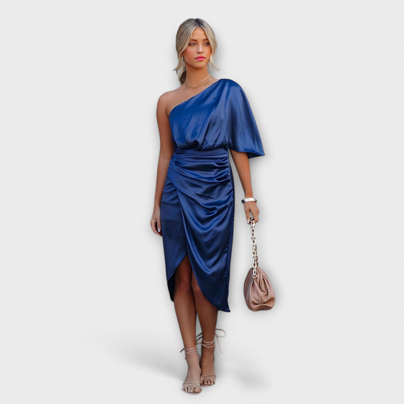 Élise - Luxe Zijden Avondjurk