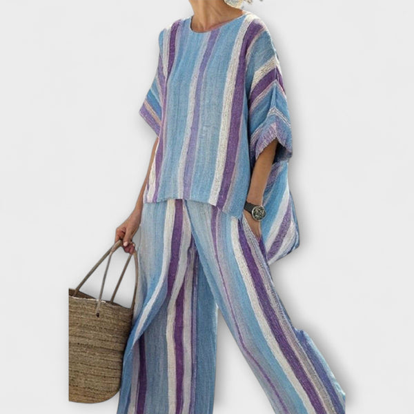 Natalie - Lichtgewicht Zomer Stripe Set