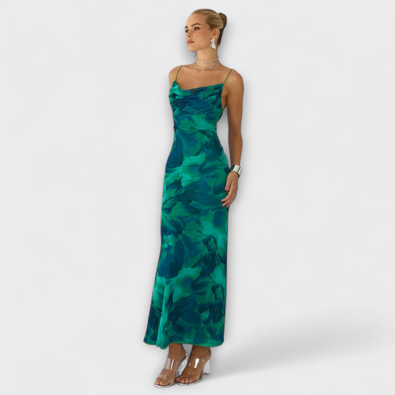 Ainsley - Mouwloze Bodycon Maxi Jurk voor Clubfeesten