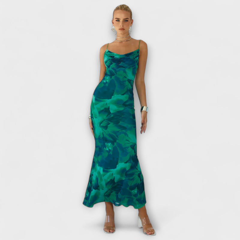 Ainsley - Mouwloze Bodycon Maxi Jurk voor Clubfeesten