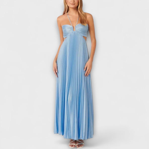 Tansy - Stralende Zomer Halter Maxi Jurk