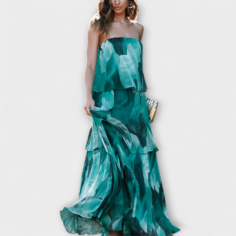 Imara - Gemakkelijke Zomer Strapless Jurk