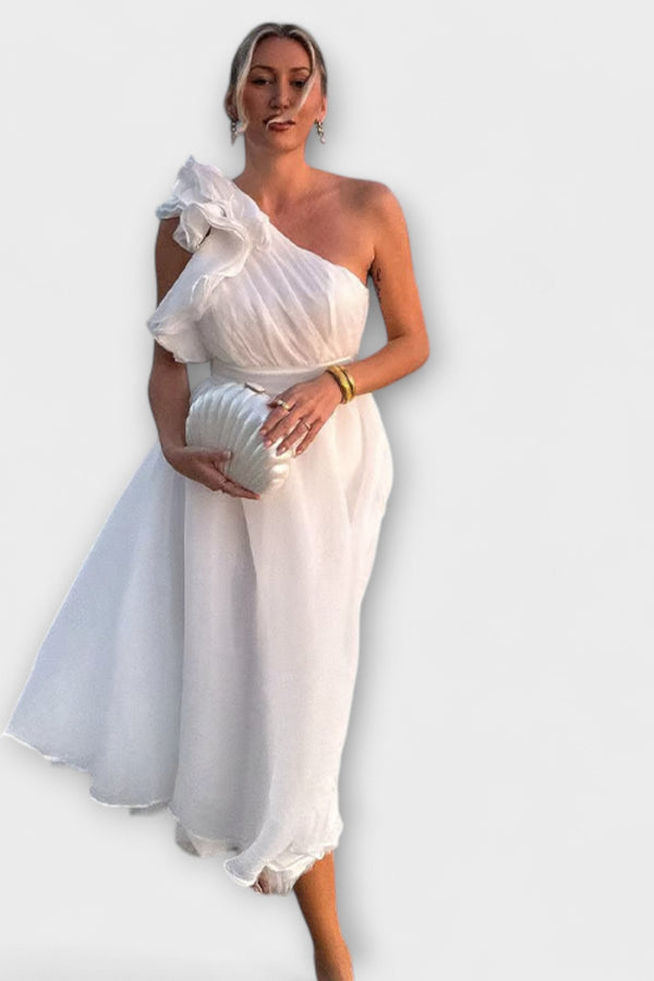 Bellamy - Stijlvolle Asymmetrische Zomerdress