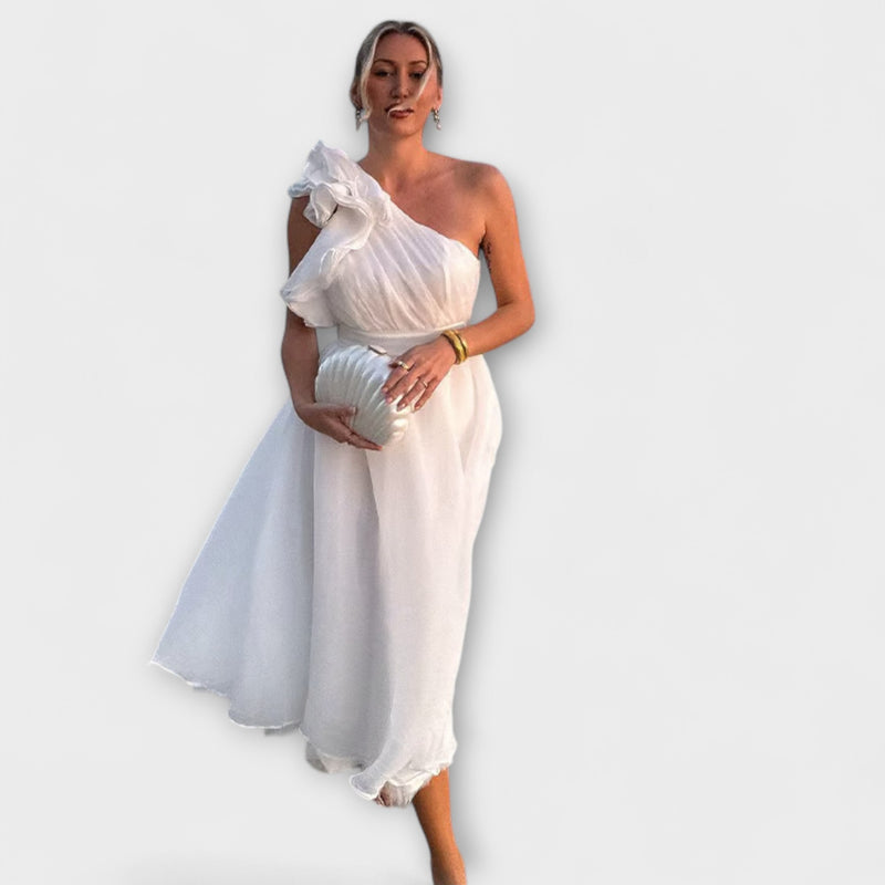 Bellamy - Stijlvolle Asymmetrische Zomerdress