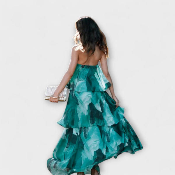 Imara - Gemakkelijke Zomer Strapless Jurk