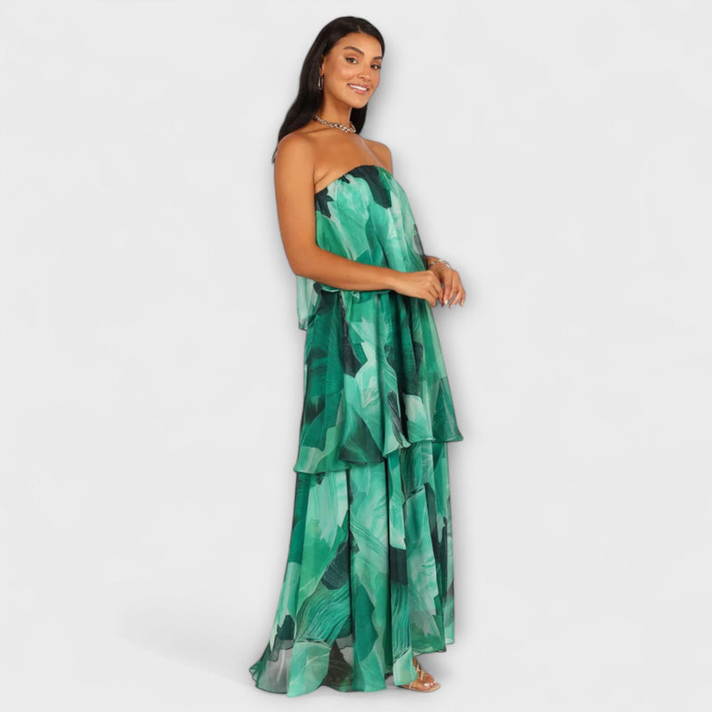 Imara - Gemakkelijke Zomer Strapless Jurk