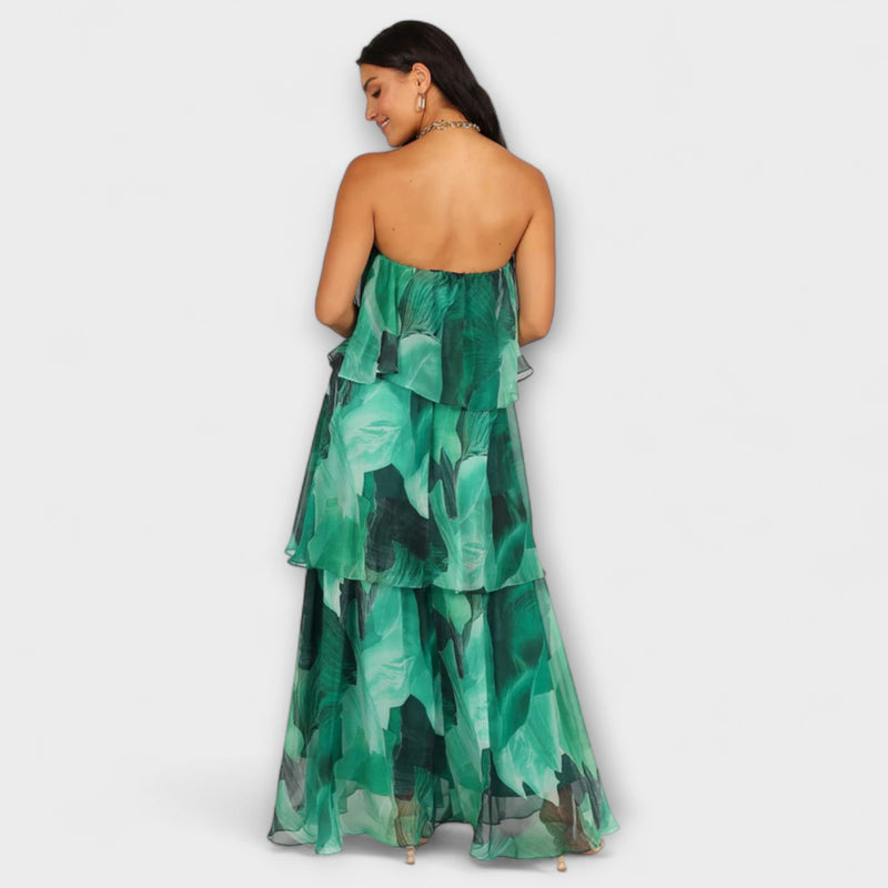 Imara - Gemakkelijke Zomer Strapless Jurk
