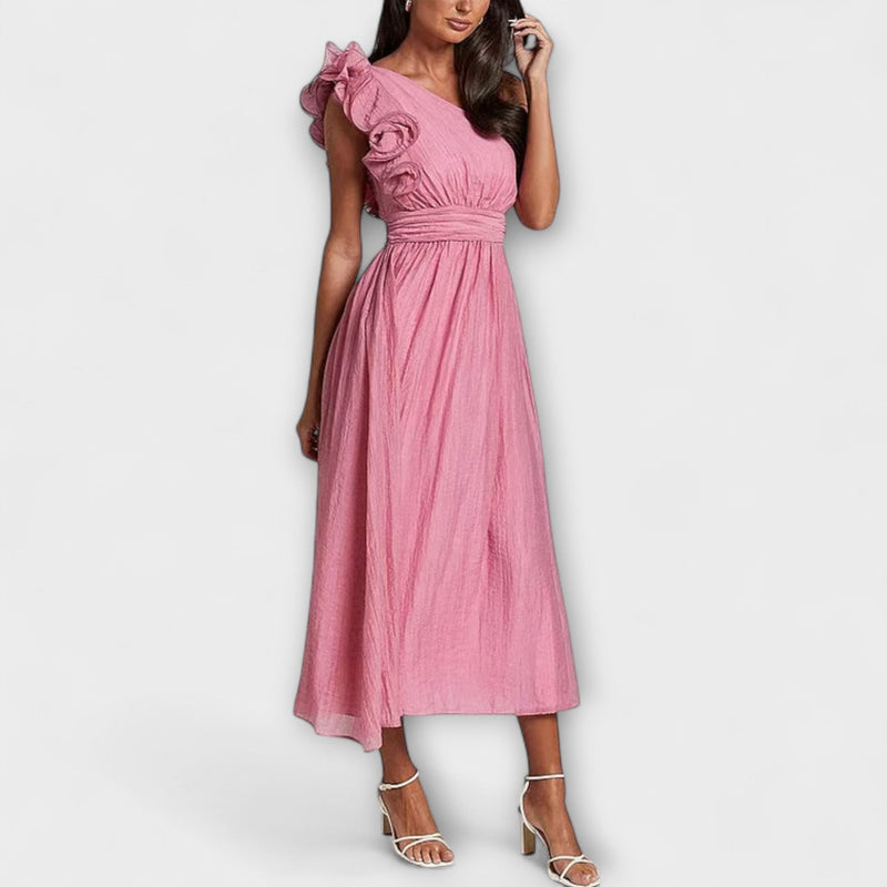 Bellamy - Stijlvolle Asymmetrische Zomerdress