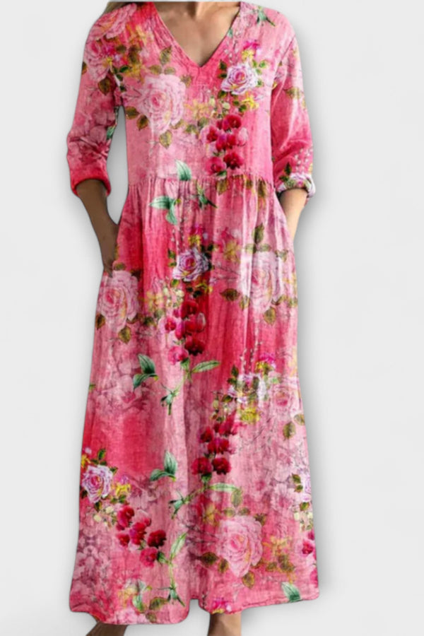 Henrietta - Moeiteloze Boho Chic Maxi Jurk