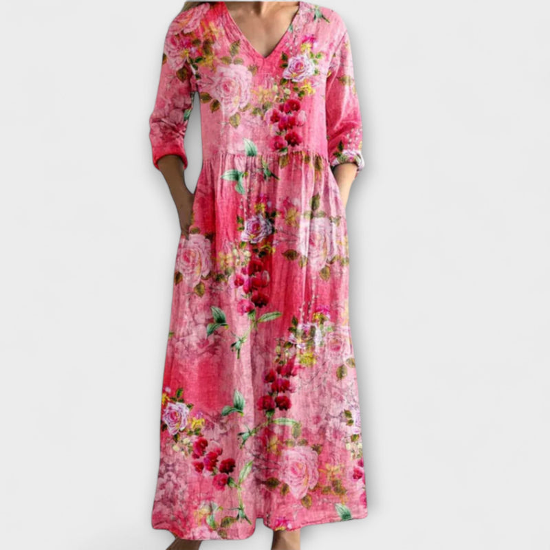 Henrietta - Moeiteloze Boho Chic Maxi Jurk