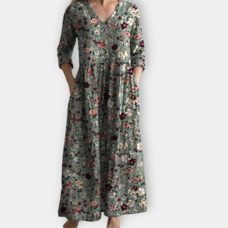 Georgina - Bohemian Ocean Breeze Maxi Jurk