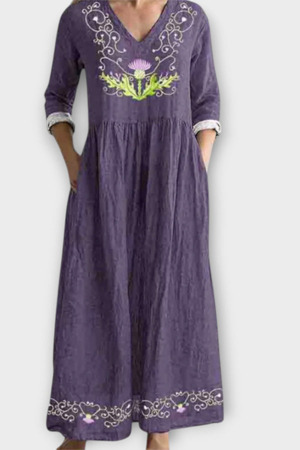 Nerina - Bohemian Breeze Maxi Jurk