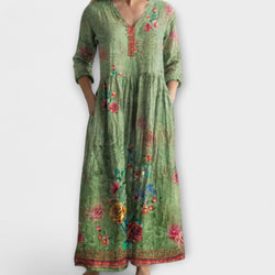 Dorothy - Moeiteloos Chique Bohemian Jurk met Relaxte Pasvorm