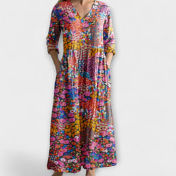 Juliet - Elegante Boho Maxi Jurk met Flatterende Flow
