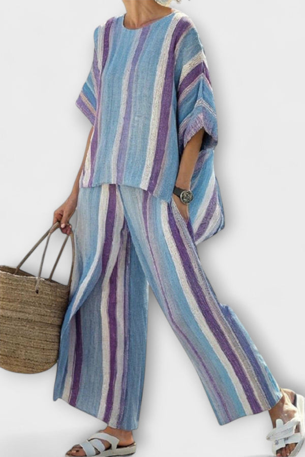 Natalie - Lichtgewicht Zomer Stripe Set