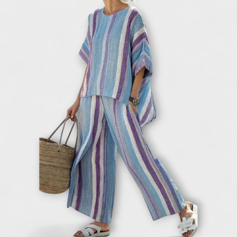 Natalie - Lichtgewicht Zomer Stripe Set