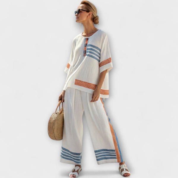 Lydia - Witte Etnische Daisy Set