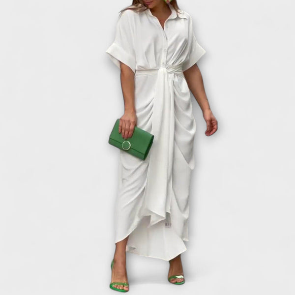 Fern - Flounce Coljurk met Hoge Taille