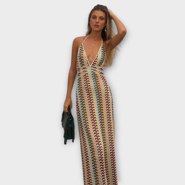 Charlotte - Bohemian Haak Strandcover-up Jurk