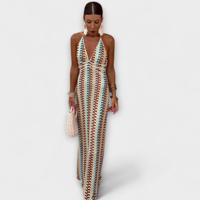 Charlotte - Bohemian Haak Strandcover-up Jurk