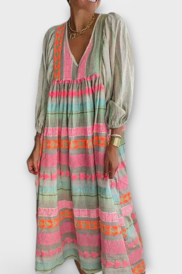 Hermine Vibrant Loose Dress