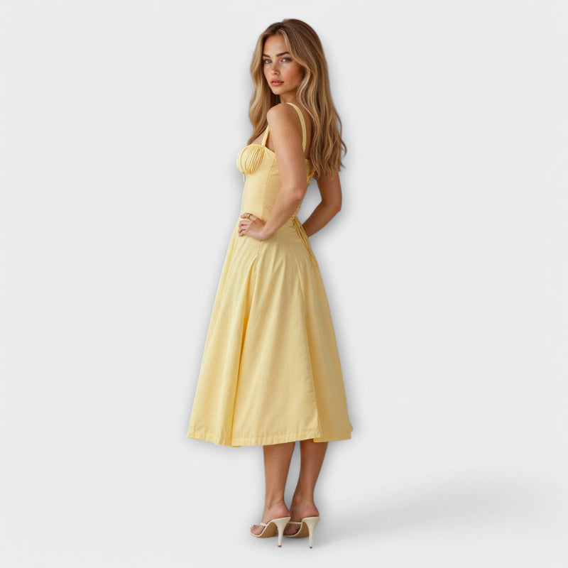 Kiana - Corset Midi Jurk