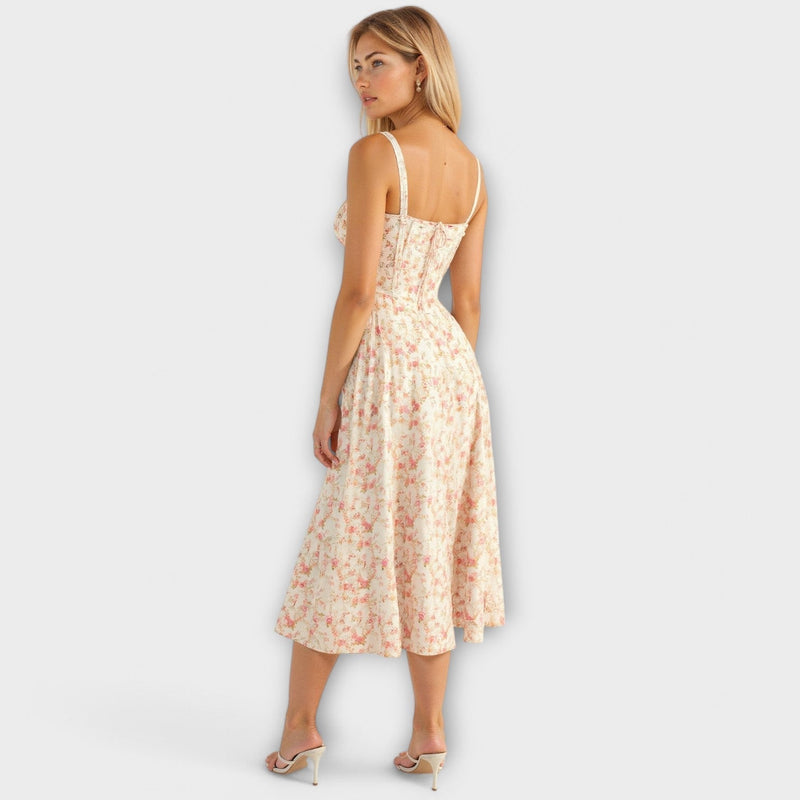 Kiana - Corset Midi Jurk