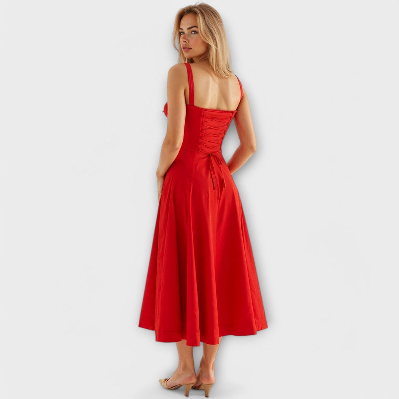 Kiana - Corset Midi Jurk