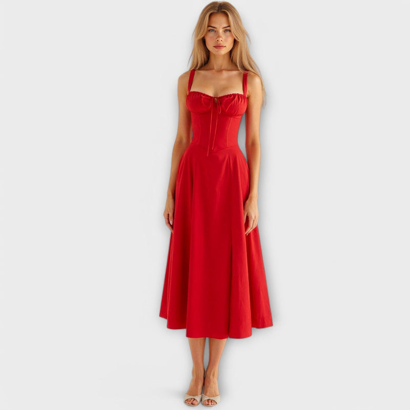 Kiana - Corset Midi Jurk