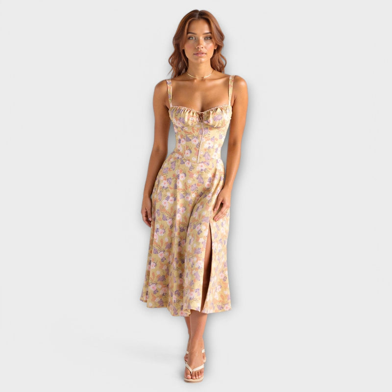 Kiana - Corset Midi Jurk