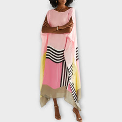 Elenora - Locker fit geometrische kaftan