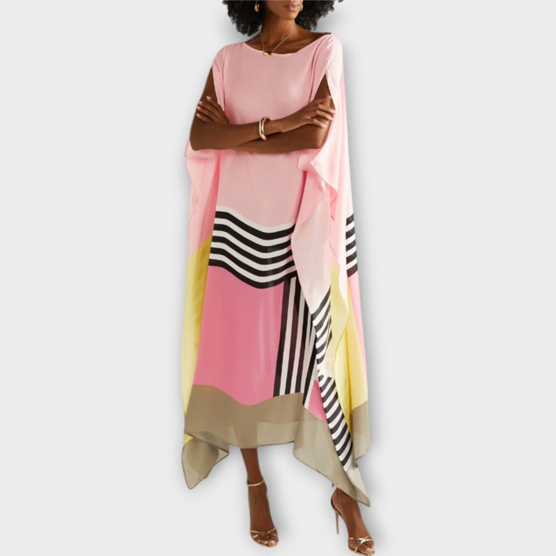 Elenora - Locker fit geometrische kaftan