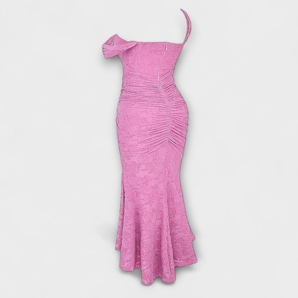 Renske - Lange Jurk met Elegante en Verfijnde Korset
