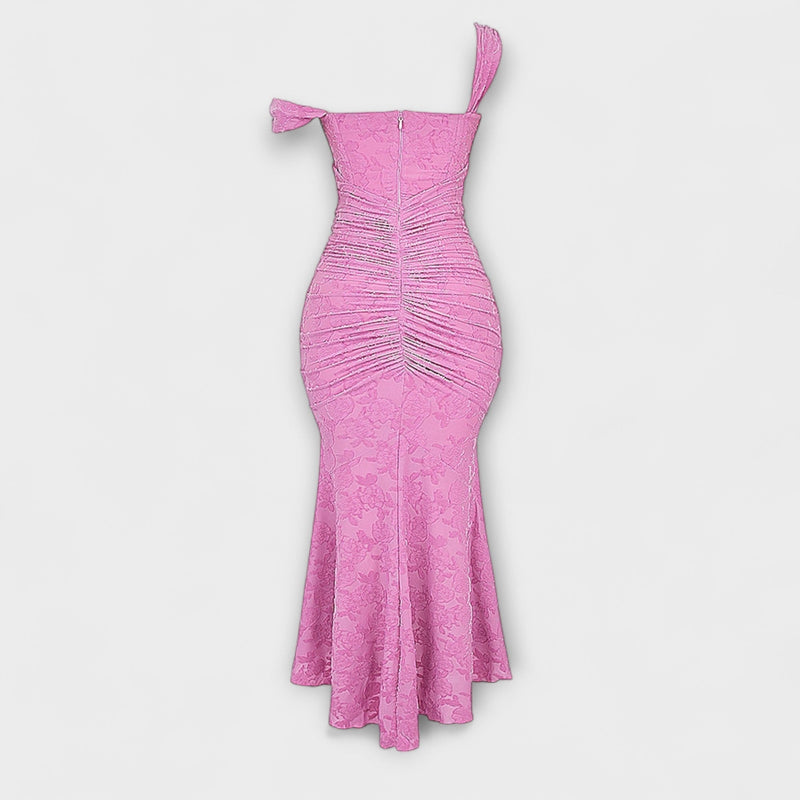 Renske - Lange Jurk met Elegante en Verfijnde Korset