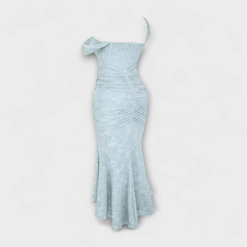 Renske - Lange Jurk met Elegante en Verfijnde Korset