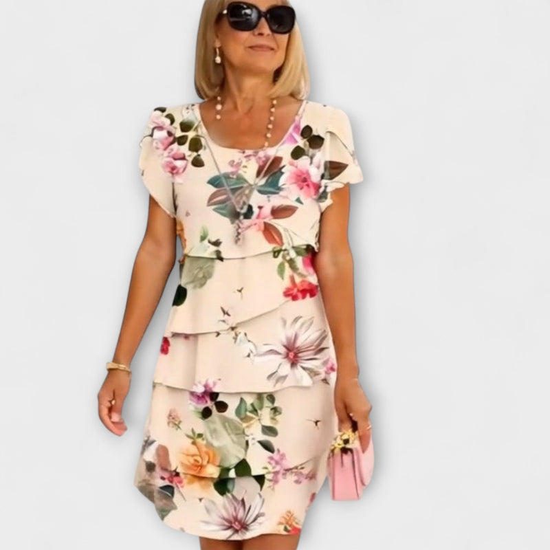 Lyra - Elegante Bloemen Grace Jurk