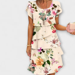 Lyra - Elegante Bloemen Grace Jurk