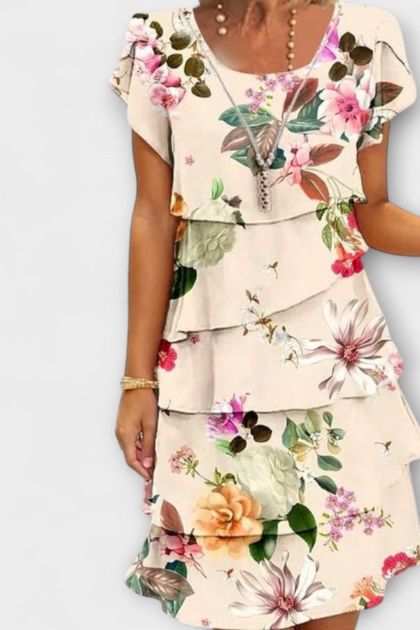 Lyra - Elegante Bloemen Grace Jurk