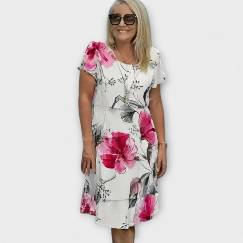 Lyra - Elegante Bloemen Grace Jurk