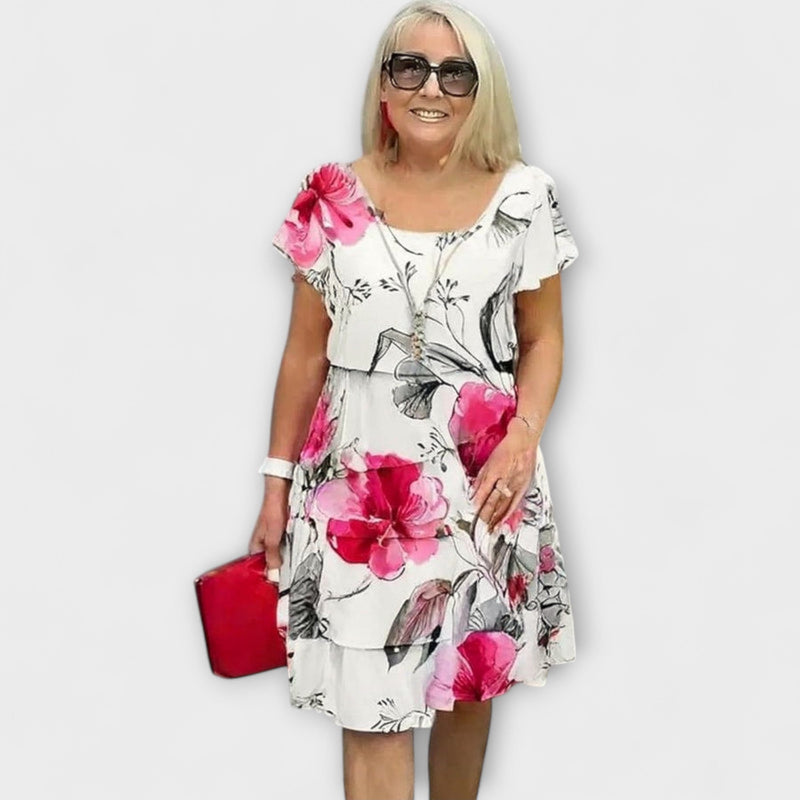 Lyra - Elegante Bloemen Grace Jurk