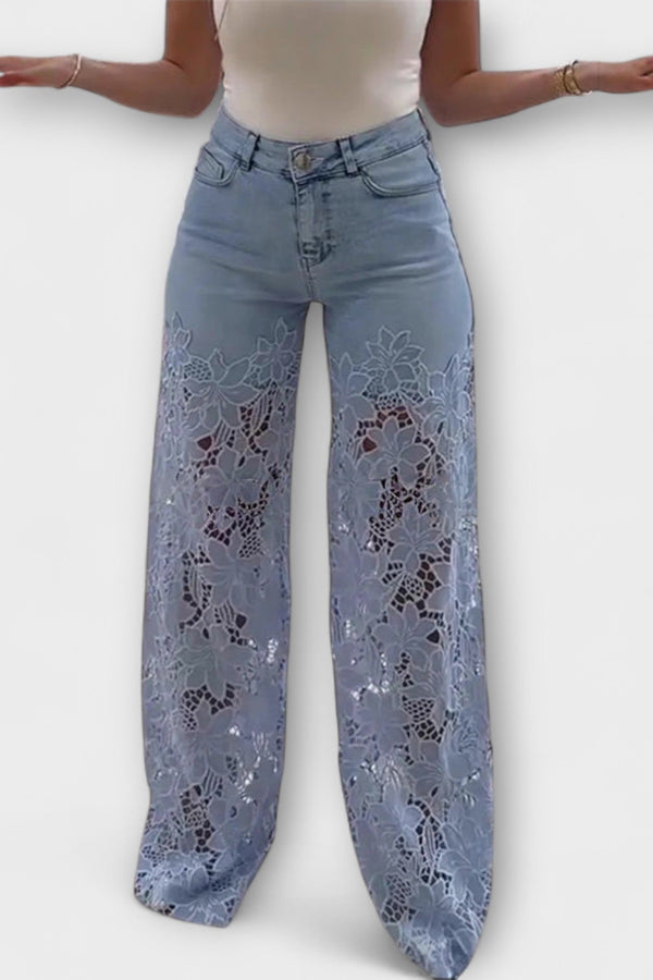 Trendy Kant Patchwork Jeans