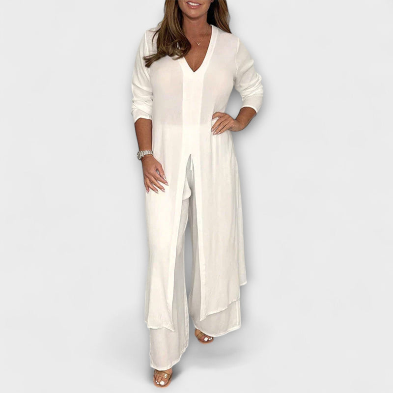 3-Delige Stijlvolle Vrouwen Co-Ord Set