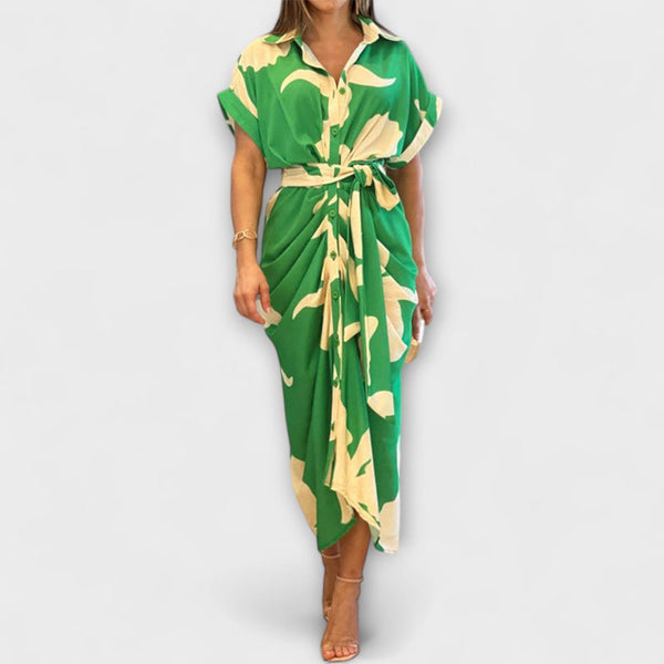 Fern - Flounce Coljurk met Hoge Taille